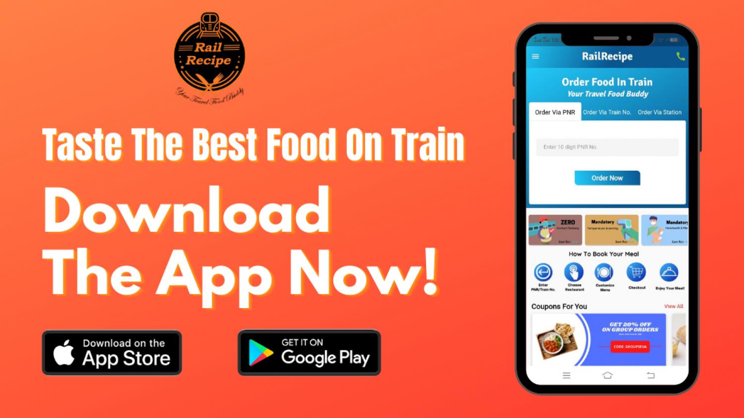 RailRecipe | Order Food in Train  cover photo